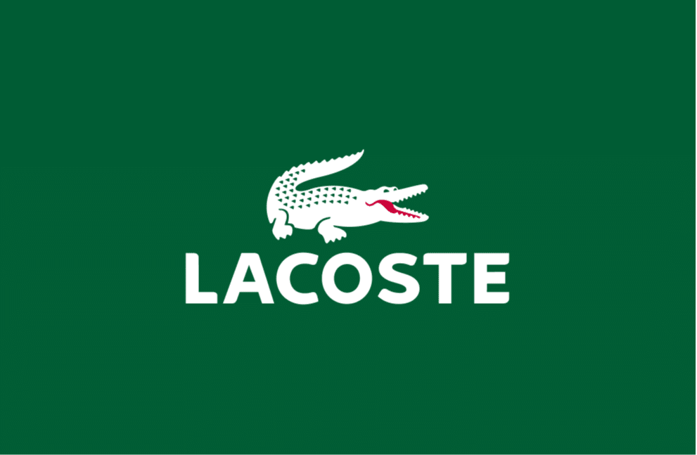 Achat top logo lacoste